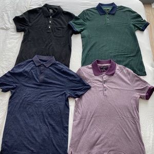 Banana Republic J. Crew Polos Lot All 4